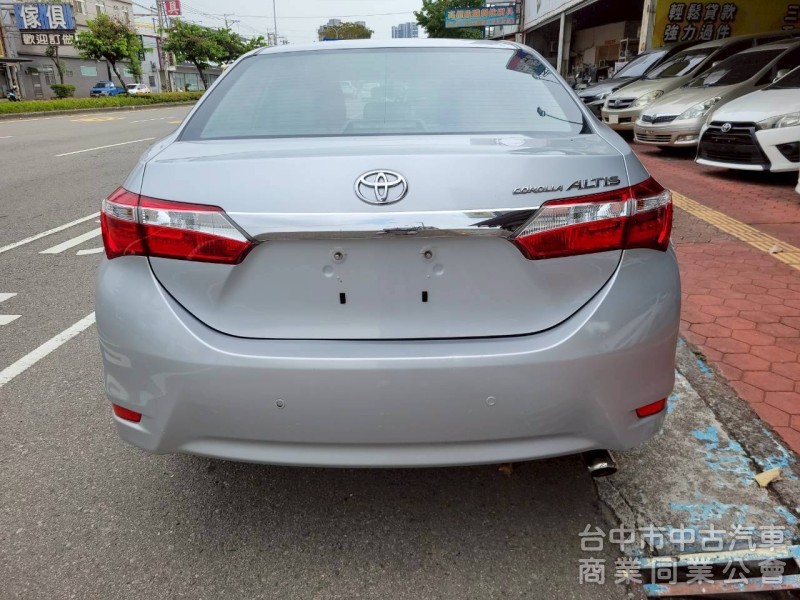 2014 年 Altis 經典版，恆溫，定速，原鈑件，引擎安靜無漏油，保養紀錄完整，可全額貸款。