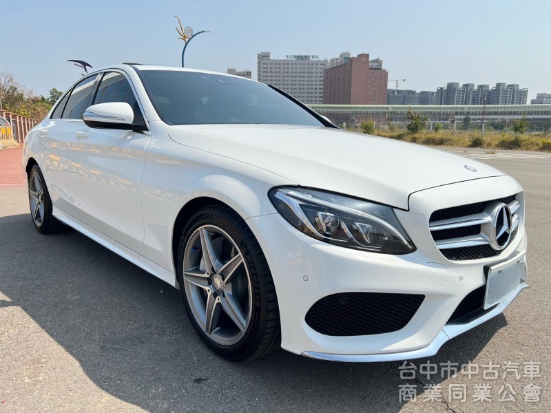 2015年 總代理 M-BENZ C-Class Sedan C250 AMG Line 超美車 原鈑件 里程保證