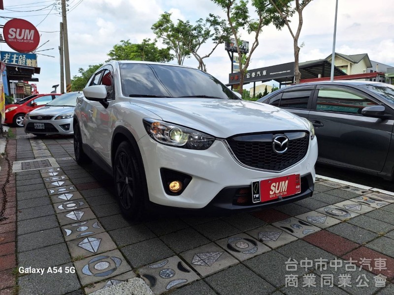 2013.11月出廠CX-5新車價129.9萬 現在只要34.8萬.一手自用台中車.實跑13萬公里.YES認證車