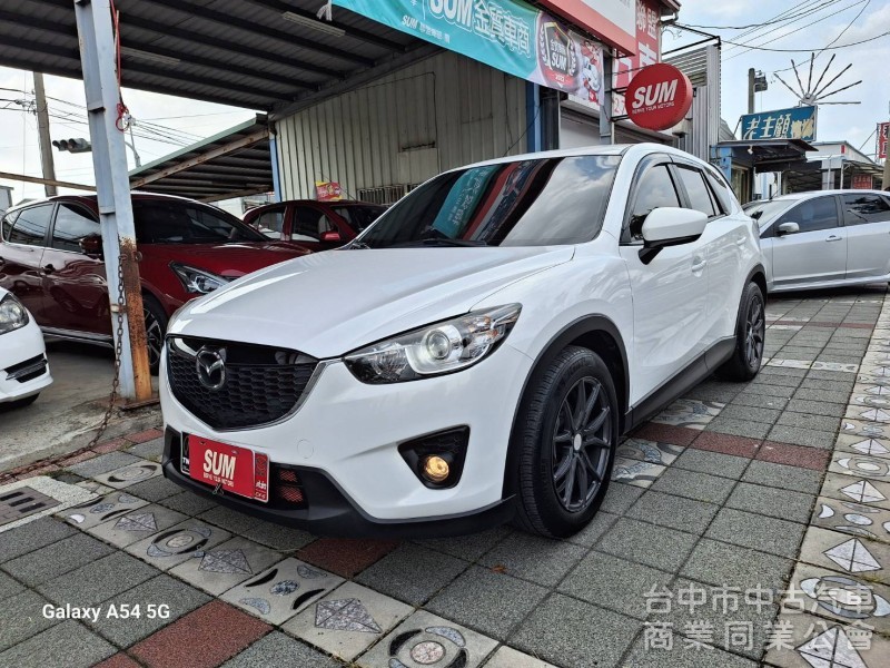 2013.11月出廠CX-5新車價129.9萬 現在只要34.8萬.一手自用台中車.實跑13萬公里.YES認證車