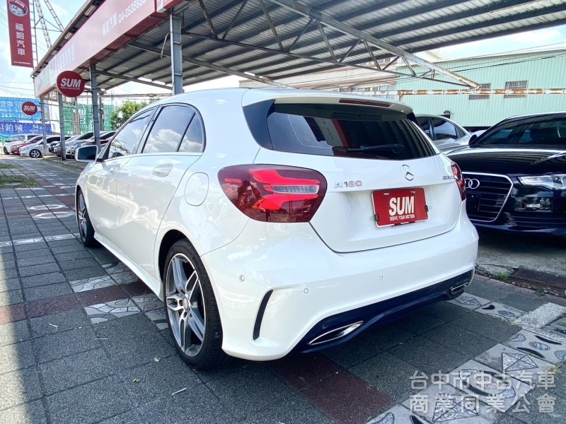 2017年 M-Benz A180 1.6 AMG LINE 總代理 原鈑件 僅跑5萬公里好開好操控 便宜入手賓士小鋼砲