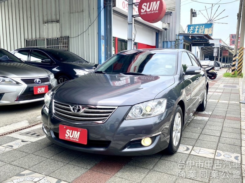 2007年 Toyota  Camry  2.0  E版 里程少 黑內裝 HID頭燈 雙區恆溫 妥善率高的國民家庭房車