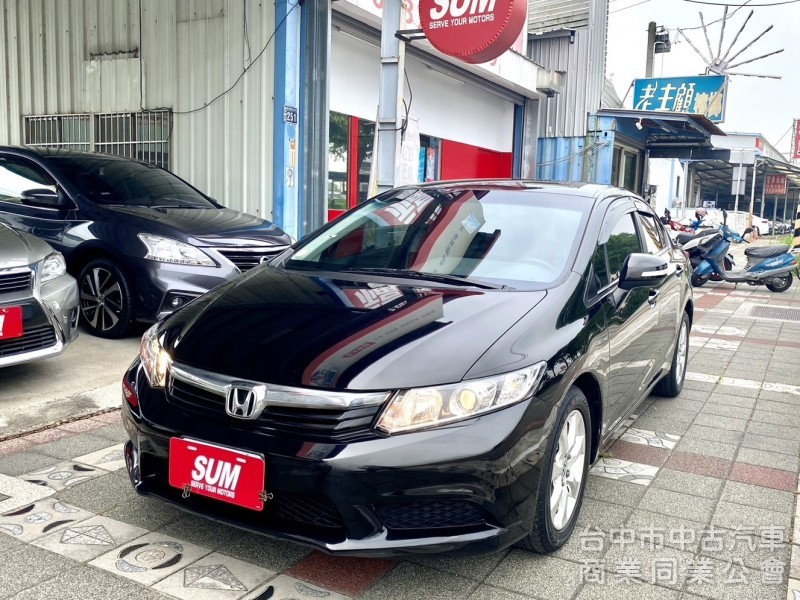 2012年 HONDA  Civic  K14  1.8  VTi 原鈑件 恆溫 定速 舒適好開 養護不費心 經典不敗款