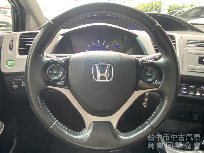 2012年 HONDA  Civic  K14  1.8  VTi 原鈑件 恆溫 定速 舒適好開 養護不費心 經典不敗款