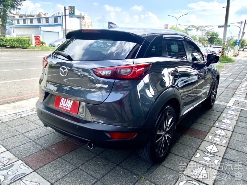 2016年 MAZDA  CX-3  2.0 SKY-G 頂級型 原鈑件 低里程 天窗 LED頭燈 都會型質感跨界小休旅