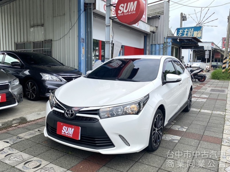 2016年 TOYOTA Altis X 1.8 經典版 Safety+ 恆溫  I-Key  定速 實用 帥氣 兼具 