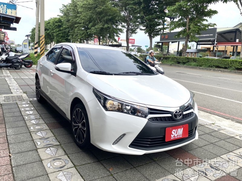 2016年 TOYOTA Altis X 1.8 經典版 Safety+ 恆溫  I-Key  定速 實用 帥氣 兼具 