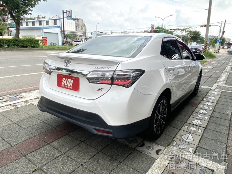 2016年 TOYOTA Altis X 1.8 經典版 Safety+ 恆溫  I-Key  定速 實用 帥氣 兼具 