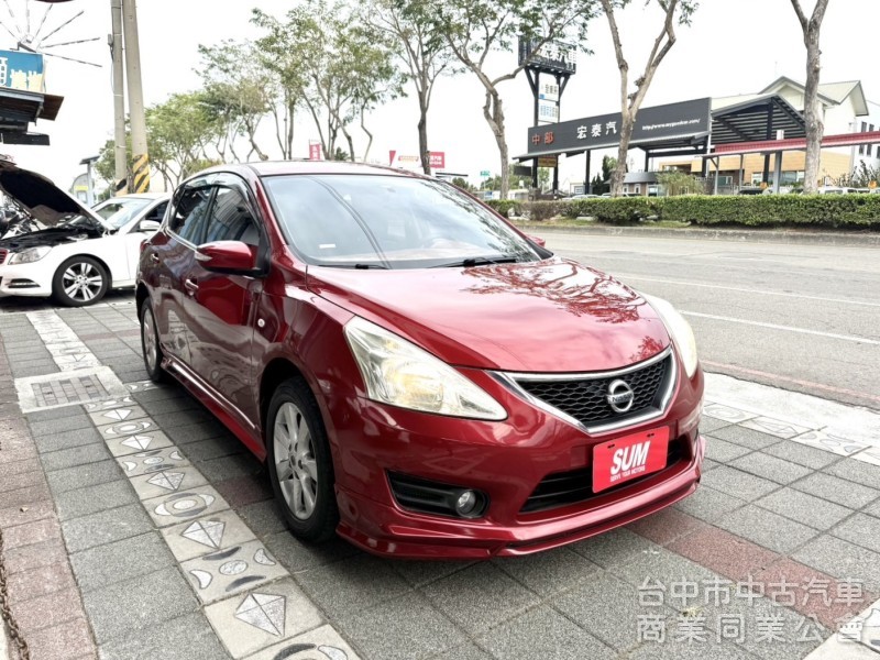 2014年 Nissan TIIDA 5D 1.6 豪華版 空力套件 I-Key 恆溫 定速 市場熱銷 絕佳都會代步美車