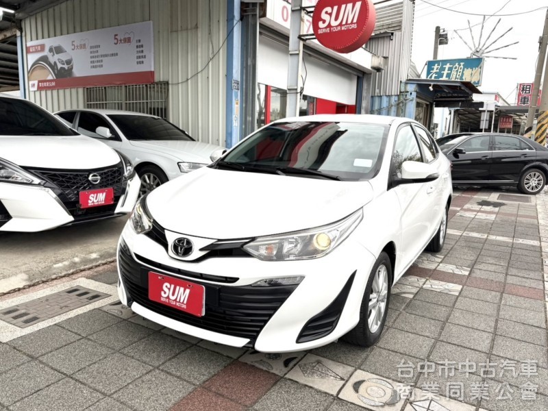 2018年 TOYOTA  Vios 1.5 經典版 影音螢幕 倒車顯影 平價舒適 最實用保值漂亮的通勤代步小車