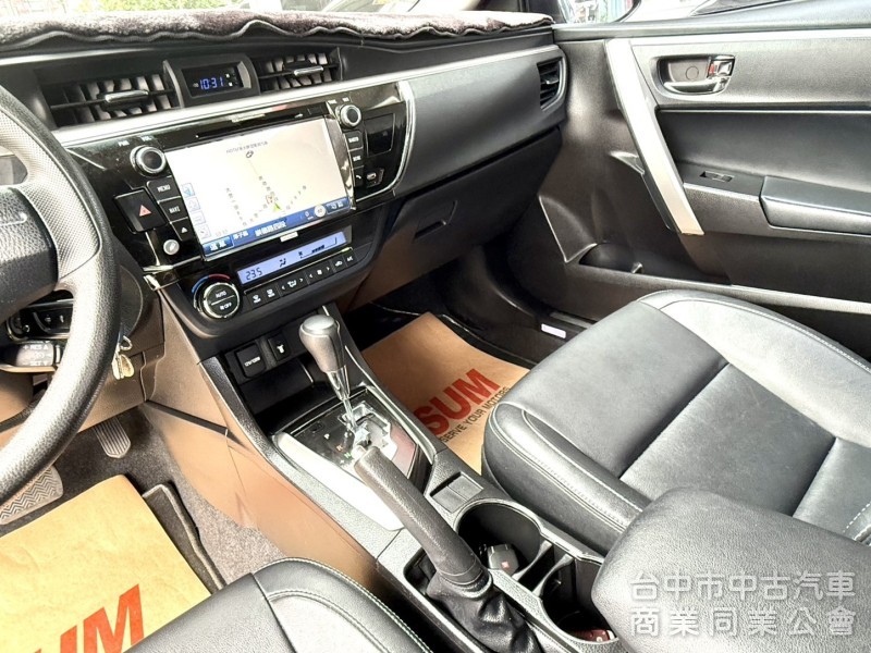 2015年 Toyota Altis 1.8 經典版 原鈑件 只跑7萬 恆溫 定速 升級9吋安卓機及配件 通勤族代步首選