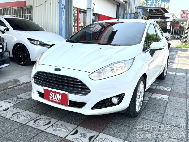 2015年 FORD Fiesta 1.0  S版 運動型 原鈑件 渦輪加持 恆溫空調 I-Key  城市優質代步小車