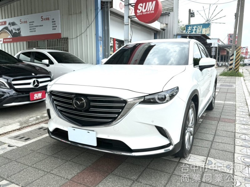 2019年 Mazda CX-9 SKY-G AWD 旗艦進化版 豪華7人座 原鈑件 ACC跟車 環景 日系高質感休旅