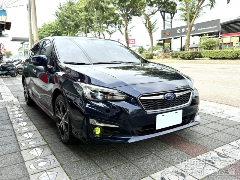 2017年 SUBARU impreza 5D 1.6 i-S 原鈑件 恆溫 天窗 駕駛座電動椅 日系舒適安全掀背神車