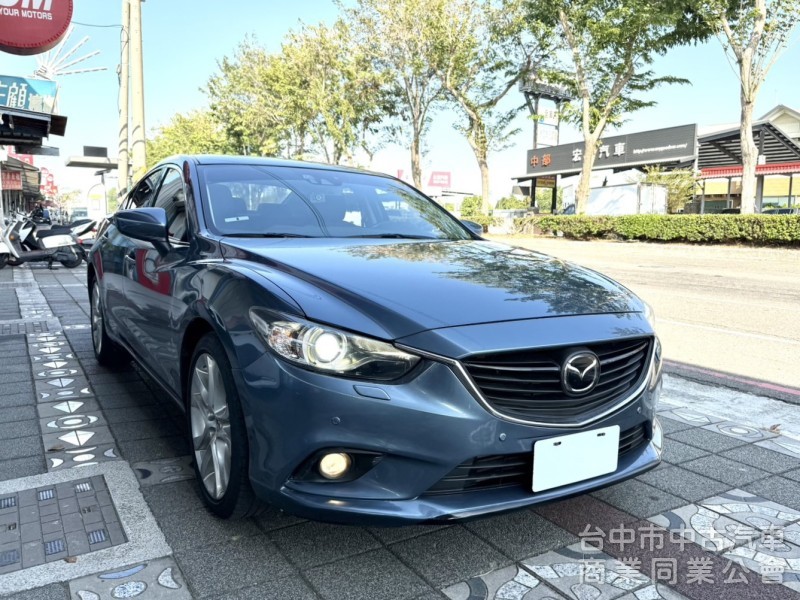 2015年式 Mazda 6 2.2 頂級柴油旗艦版 原鈑件 雙區恆溫 電動椅 天窗 I-Key 日本進口豪華大型房車