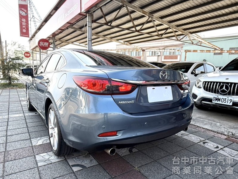 2015年式 Mazda 6 2.2 頂級柴油旗艦版 原鈑件 雙區恆溫 電動椅 天窗 I-Key 日本進口豪華大型房車