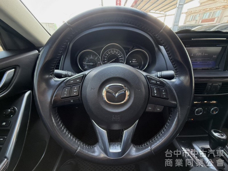 2015年式 Mazda 6 2.2 頂級柴油旗艦版 原鈑件 雙區恆溫 電動椅 天窗 I-Key 日本進口豪華大型房車