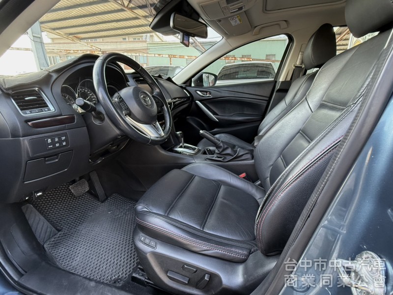 2015年式 Mazda 6 2.2 頂級柴油旗艦版 原鈑件 雙區恆溫 電動椅 天窗 I-Key 日本進口豪華大型房車