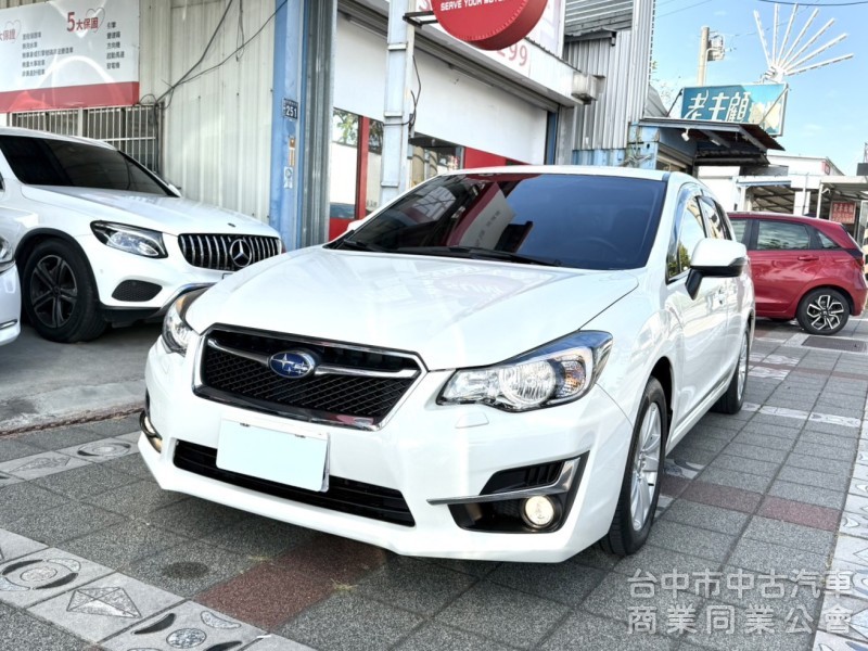 2016年 Subaru lmpreza 1.6 i-S 恆溫 4WD I-Key 定速 循跡防滑 日系舒適安全掀背神車
