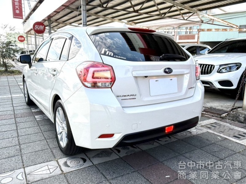 2016年 Subaru lmpreza 1.6 i-S 恆溫 4WD I-Key 定速 循跡防滑 日系舒適安全掀背神車