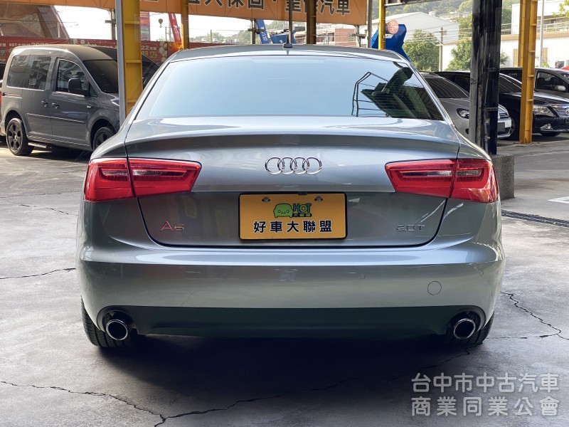2013 Audi A6 Sedan　　低里程/第三方認證/雙前電動座椅/車偏警示/車道變換輔助/IKEY/天窗/電尾