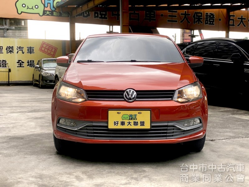 2015 Volkswagen Polo 1.6 HL　原鈑件/原廠保養/實用代步小車/棕色