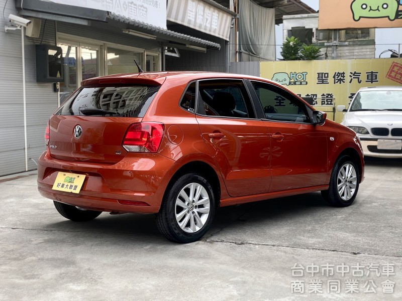 2015 Volkswagen Polo 1.6 HL　原鈑件/原廠保養/實用代步小車/棕色