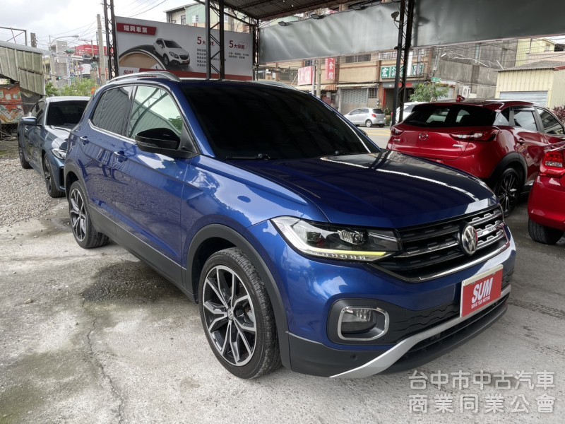 Volkswagen T-Cross 2020款 230 TSI Style Design 藍色 2020 福斯 T-C