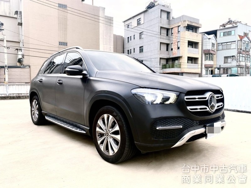 2020式 GLE350d 4Matic 總代理公司貨 全車頂級手工包膜 金屬髮絲紋霧面黑 23P全智慧駕駛